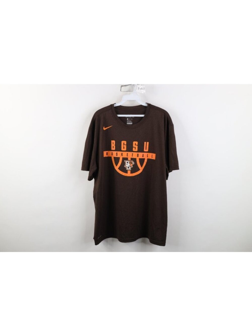 Nike Team Issued Bowling Green State University Basketball T-Shirt Mens 2XL XXL